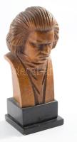 Matéka Sándor (1890-1971): Beethoven mellszobra, jelzett, m: 16 cm