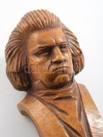 Matéka Sándor (1890-1971): Beethoven mellszobra, jelzett, m: 16 cm