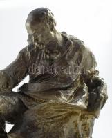 Tarasz Sevcsenko szobra, műanyag, talapzatától elvált, cca 30x23 cm