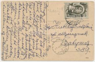 Csatád, Lenauheim (Temes); Lenau szobor. Radnai Béla tanár szoborműve / Lenau-Denkmal / monument (EB...