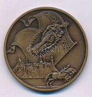 Csíkszentmihályi Róbert (1940-) 1986. "Buda 1686 / Magyar Éremgyűjtők és Numizmatikusok Budavár visszavételének 300. évfordulóján" kétoldalas bronz emlékérem (42,5mm) T:AU Adamo BP26