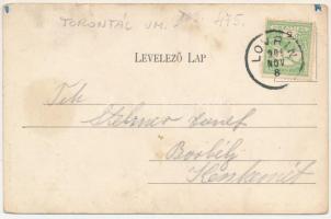 1909 Lovrin, Római katolikus templom. Gilsdorf György kiadása / Kath. Kirche / Catholic church (EB)