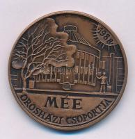 Rajki László (1939-) 1988. "MÉE Orosháza / Eötvös József" kétoldalas bronz emlékérem (42,5mm) T:AU patina Adamo OH2