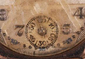 Langendorf arany (au) tokos karóra, mechanikus,. nem működik, bruttó12,9g