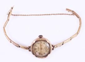 Langendorf arany (au) tokos karóra, mechanikus,. nem működik, bruttó12,9g