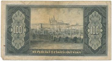 Csehszlovákia 1945. 100K T:F,VG
Czechoslovakia 1945. 100 Korun C:F,VG
Krause P#63