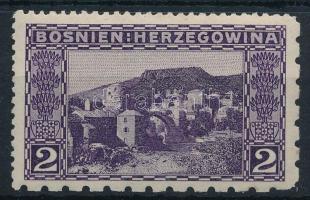 1906 2H bélyeg 12:6:6:12 vegyes fogazással