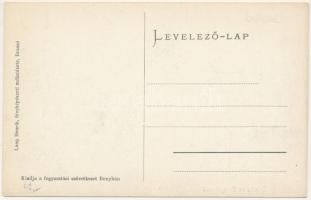 Bonyha, Szászbonyha, Bahnea; Községháza. Fogyasztási szövetkezet kiadása. Lang Henrik fényképészeti ...