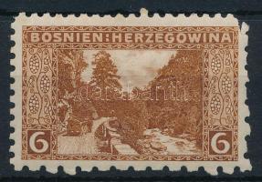 1906 6H bélyeg 9:6:6:9 vegyes fogazással