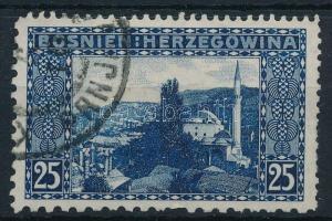 1906 25H bélyeg 12:12:9:10 vegyes fogazással