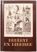 4 db ex libris témájú minikönyv (számozott példányok): Erdélyi ex librisek. (2./300); 33 Magyar orvo...