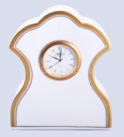 Herendi Hadik mintás asztali óra. Jelzett, hibátlan, m: 11 cm