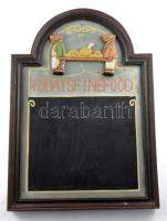 Design fa étlaptábla, krétával írható, 53x37 cm