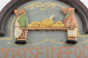 Design fa étlaptábla, krétával írható, 53x37 cm