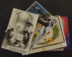 59 db MODERN karácsonyi üdvözlő képeslap / 59 modern Christmas greeting postcards