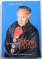 A mikroszkóp fantomja. Kabaré kortörténeti dokumentum. Szerk. és az összekötő szöveget írta: Markos Zoltán. A művész, Sas József (1939-2021) Jászai Mari-díjas színész, humorista, rendező, író, a Mikroszkóp Színpad színházigazgatója, érdemes és kiváló művész által DEDIKÁLT példány! Valamint egy plusz dedikációval Sas Józseftől egy újságcikken. [Bp., 1994.,Ciceró], 167 p + 8 (színes képtáblák) t. Kiadói papírkötés.
