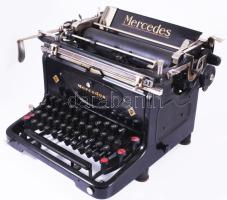 cca 1925-1930 Mercedes-Bureau-Maschinen G.m.b.H. "Mercedes" írógép, magyar nyelvű billenty...