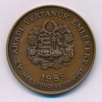 Bognár György (1944-) 1988. "Knézich Károly 1808-1849 / Az Aradi Vértanúk emlékére - MÉE Gyöngy...