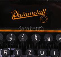 cca 1940-1950 Rheinmetall KST írógép, cca 30x35 cm, táskája nélkül