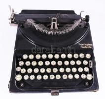 1920-1922 Remington Portable írógép, táskája nélkül, 30x30 cm