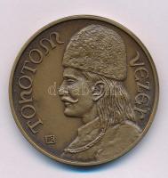 Tóth Sándor (1933-) 1992. "A hét vezér sorozat - Töhötöm vezér / MÉE Szabolcs-Szatmár-Bereg Megye" kétoldalas bronz emlékérem (42,5mm) T:AU patina Adamo NH13