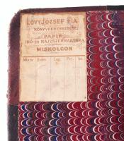 1900-1910 Borsodi Bányatársulat Fiúiskola Rudobányán Előmeneteli és mulasztási napló, "Rudobány...