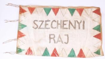 Széchenyi raj, kisdobos zászló, 38×66 cm