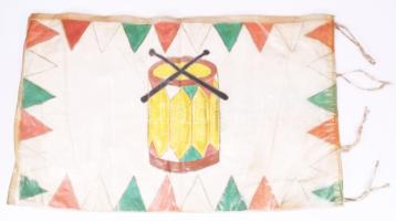 Széchenyi raj, kisdobos zászló, 38×66 cm