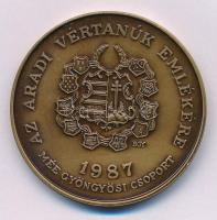 Bognár György (1944-) 1987. "Nagysándor József 1804-1849 / Az Aradi Vértanúk emlékére - MÉE Gyö...