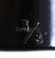 cca 1930 G. A. Jourde Bordeaux francia likőrös üveg, hibátlan, m: 22 cm