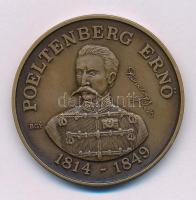 Bognár György (1944-) 1989. "MÉE Gyöngyösi Csoport - Aradi Vértanúk / Poeltenberg Ernő" kétoldalas bronz emlékérem (42,5mm) T:AU patina Adamo GS7