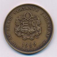 Bognár György (1944-) 1989. "MÉE Gyöngyösi Csoport - Aradi Vértanúk / Poeltenberg Ernő" ké...