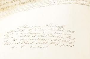 1867 Hümpfner József kalocsai főorvos, Kismarty-Lechner Loránd apósának pergamen orvosi diplomája fü...