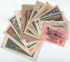 Német Birodalom 1914-1923. 2M-500.000.000M (11xklf) T:XF-F German Empire 1914-1923. 2 Mark - 500.000.000 Mark (11xdiff) C:XF-F