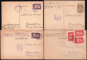 1949-1950 A Budapesti Országos Büntetőintézet (Kozma utcai börtön) rabjának levelezése, 8 db