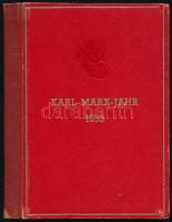 1953 Karl Marx sor külön nyomat kartonpapíron könyv formában, jó állapotban
