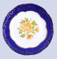 Zsolnay 6 darab virágmintás tálka, jelzett, hibátlan, m: 8,5 cm