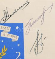 Jurij Alekszejevics Gagarin (1934-1968), Valentyina Vlagyimirovna Tyereskova (1937- ), Valerij Bikov...