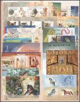 1991-2014 88 klf blokk, köztük speciális és túlfogazott is, 2 db berakólapon, névérték: 40.200 Ft (1...