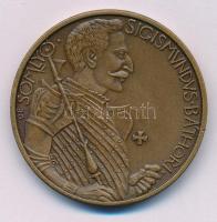 Tóth Sándor (1933-2019) 1987. "Somlyói Báthori Zsigmond / MÉE Hajdú-Bihar Megyei szervezete" kétoldalas bronz emlékérem (42,5mm) T:AU Adamo DE11
