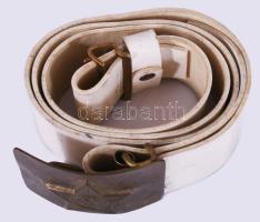 Szovjet katonai díszelgő öv, bőr, fém szép állapotban