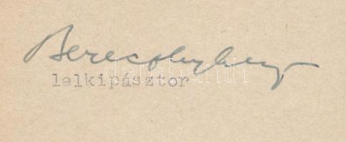 1943 Bp., Bereczky Albert (1893-1966) református lelkész, 1948-tól 1958-ig a Dunamelléki Református ...