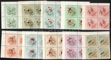 1953 Népstadion sor ívsarki négyestömbökben (22.000)