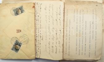 cca 1923-1943 Buza Barna (1873-1944) politikus, miniszter, ügyvéd levelezése és iratai, közte végren...