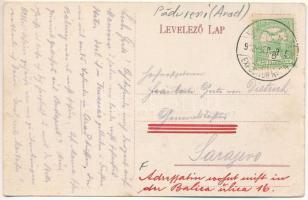 1912 Erdőhegy, Padureni (Kisjenő); Manheim Albert vegyeskereskedése, Fő utca, vasútállomás, üzlet / ...