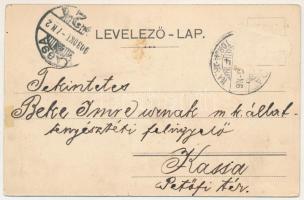 1903 Torda, Turda; Városi vigadó. Füssy és Sztupjár kiadása / restaurant. Art Nouveau (Rb)