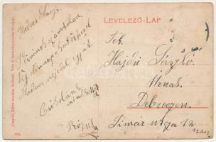 Szatmárnémeti, Szatmár, Satu Mare; Pannonia szálloda és kávéház, belső vendégekkel és pincérekkel. C...