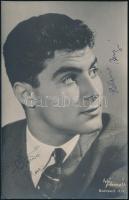 Roberto Benzi (1937- ) francia színész, karmester aláírt fotója, 14x9 cm / Signed photo of Roberto Benzi (1937- ) French actor, conductor