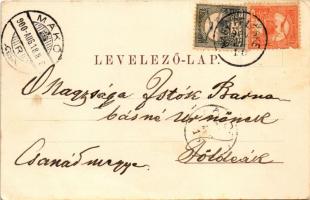 1900 Szatmárnémeti, Szatmár, Satu Mare; Székesegyház, Pázmány sajtó. Löwy Miksa kiadása / cathedral,...