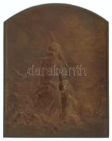 Franciaország DN "Quand tout chance pour toi la Nature est la meme / Et le méme soleil se leve sur tes jours" kétoldalas bronz plakett. Szign.: Georges Dupré (64x50mm) T:AU France ND "Quand tout chance pour toi la Nature est la meme / Et le méme soleil se leve sur tes jours" double-sided bronze plaque. Sign.: Georges Dupré (64x50mm) C:AU